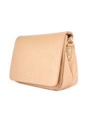 Beige leather women's handbag TORES-0911F-1B(W26)