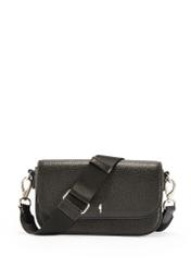 Black leather small women's handbag TORES-1101A-99(Z25), product view front on white background.