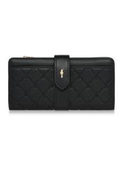 Large black women's wallet with embossing POREC-0390-99(Z24)