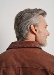 Brown leather jacket for men KURMS-0335-2078(W24)-03