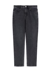 Men's black jeans JEAMT-0024-99(W25), product view from the front on a white background.