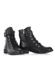 Black boots with buckle for women BUTYD-0841B-99(Z23)-02