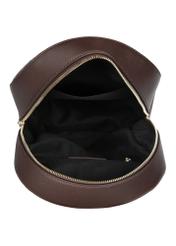 Women's backpack with monogram TOREC-0980A-89(Z25), product view from the inside on a white background.