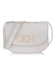 Cream logo saddle bag TOREC-0757A-12(W24)-01