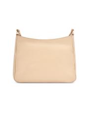 Beige women's shoulder bag TORES-1213-1B(W26) - product view from the back, on a white background.