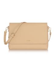 Beige women's postbag TOREC-0327C-81(Z23)-01