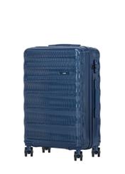 Set of 19'/24'/28' wheeled suitcases WALPC-0015-7D(W26), diagonal product view on white background.