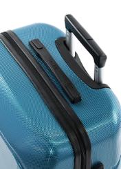 Medium suitcase on wheels WALPC-0014-7B-24(W26), close-up of the product handle on a white background.