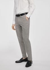 Beige men's suit pants SPOMT-0098-81(W25)-03