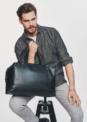 Men's leather travel bag TORMS-0411C-99(Z24)