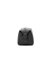 Large black men's cosmetic bag TORMS-0475-99(Z25), side view of the product on a white background.