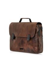 Brown leather men's briefcase TORMS-0102B-79(Z24)-02