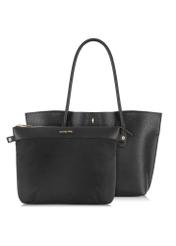 Black women's shopper bag TOREC-0938-99(W24)-05