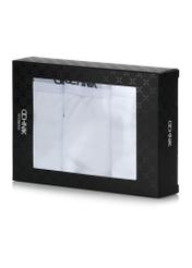 Three-pack of white women's briefs ZESDS-0002-0A(W26) - diagonal view of the product, on a white background.