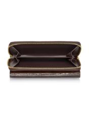 Large brown croco women's wallet POREC-0351-90(Z23)-05