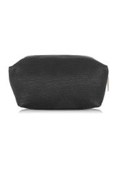 Women's black leather cosmetic bag PORES-0857-99(W23)-04