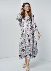 Long dress with buff sleeves SUKDT-0200-15(W24)-01