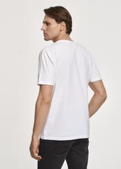 White men's T-shirt with logo TSHMT-0094-11(Z23)-02