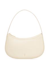 Light yellow leather handbag TORES-1288-2A(W26), front product view on white background.