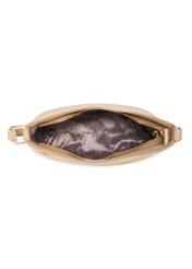 Beige women's shoulder bag TORES-1213-1B(W26) - product view from above, on a white background.