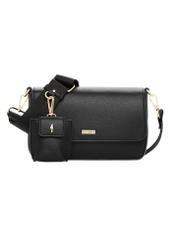 Black women's shoulder bag TOREC-1255-99(Z26). Front view on a white background.