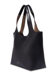Black women's shopper bag TOREC-1259-99(Z26), diagonal product view on a white background.
