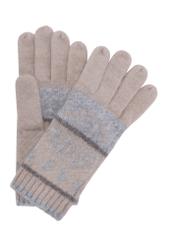 Women's winter striped gloves REKDT-0032-61(Z24)-01