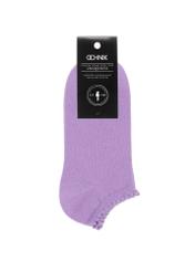 Women's short purple socks SKADT-0055A-72(W23)-02