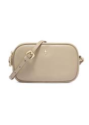 Small beige leather handbag TORES-1152-1B(Z26). Front view on a white background.