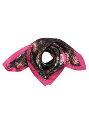 Women's monogrammed silk scarf SZADT-0164-98(Z23)-02