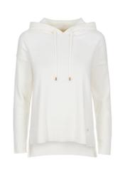 Cream women's hooded sweater SWEDT-0180-12(Z24)-04