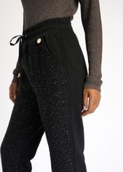 Elegant black women's pants SPODT-0077-99(Z22)-02