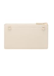 Cream phone case bag TOREC-1349-0B(Z26) - product view from the back, on a white background.