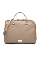 Beige large women's bag TOREC-0978A-81(Z25) - front product view on white background.