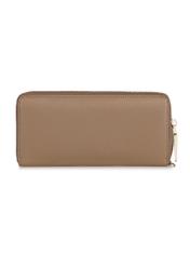 Beige leather women's belt wallet PORES-0892-81(Z23)-03