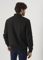 Men's black bomber jacket KURMT-0268-99(W23)-02