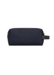 Navy blue men's cosmetic bag TORMN-0441-7D(Z26) - product view from the back, on a white background.