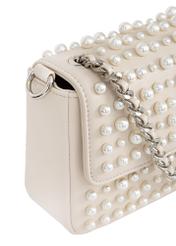 Small women's handbag with pearls TOREC-0800-13(W23)-06