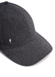 Graphite men's baseball cap CZAMT-0079-9D(Z26) - close-up detail, on white background.