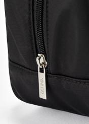 Black lunchbox bag TOREN-0328-99(Z25), close-up of product detail, view on white background.
