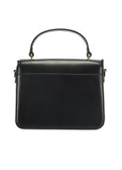 Black women's handbag TOREC-1080-99(Z25), product view from the back on a white background.