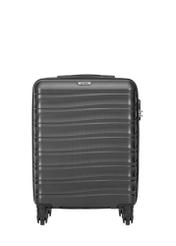 Small suitcase on wheels WALAB-0081-99-19(W26), front view of the product on a white background.