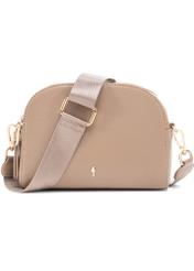 Small beige women's handbag TOREC-0036E-81(Z25), front product view on white background.