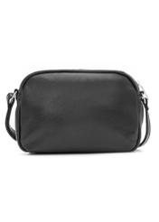 Black women's shoulder bag TOREC-1123-99(W26), product view from the back on a white background.