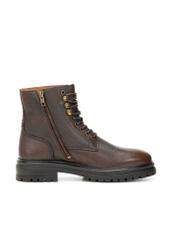 Brown leather men's ankle boots BUTYM-0518-09(Z25)