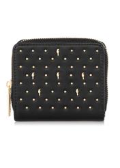 Small black women's wallet with rhinestones POREC-0158C-99(Z23)-01