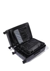 Set of wheeled suitcases (19"/24"/28") WALAB-0088-99(W26), interior view on a white background.