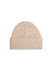 Women's light beige cap CZADT-0201-1A(Z26), front product view on a white background.