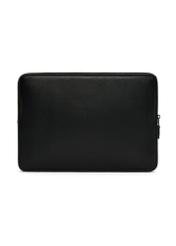 Black leather laptop briefcase TORMS-0455-99(W25)-03