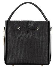 Black Women's Braided Handbag TOREC-0452-99(W21)-04